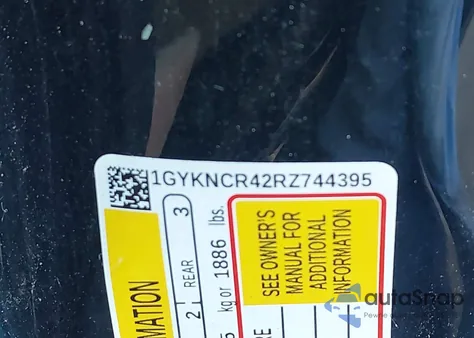 2024 Cadillac Xt5 Fwd Premium Luxury z USA, uszkodzony, nr VIN 1GYKNCR42RZ744395